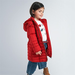 Mayoral długa kurtka 104cm dla dziewczynki eko