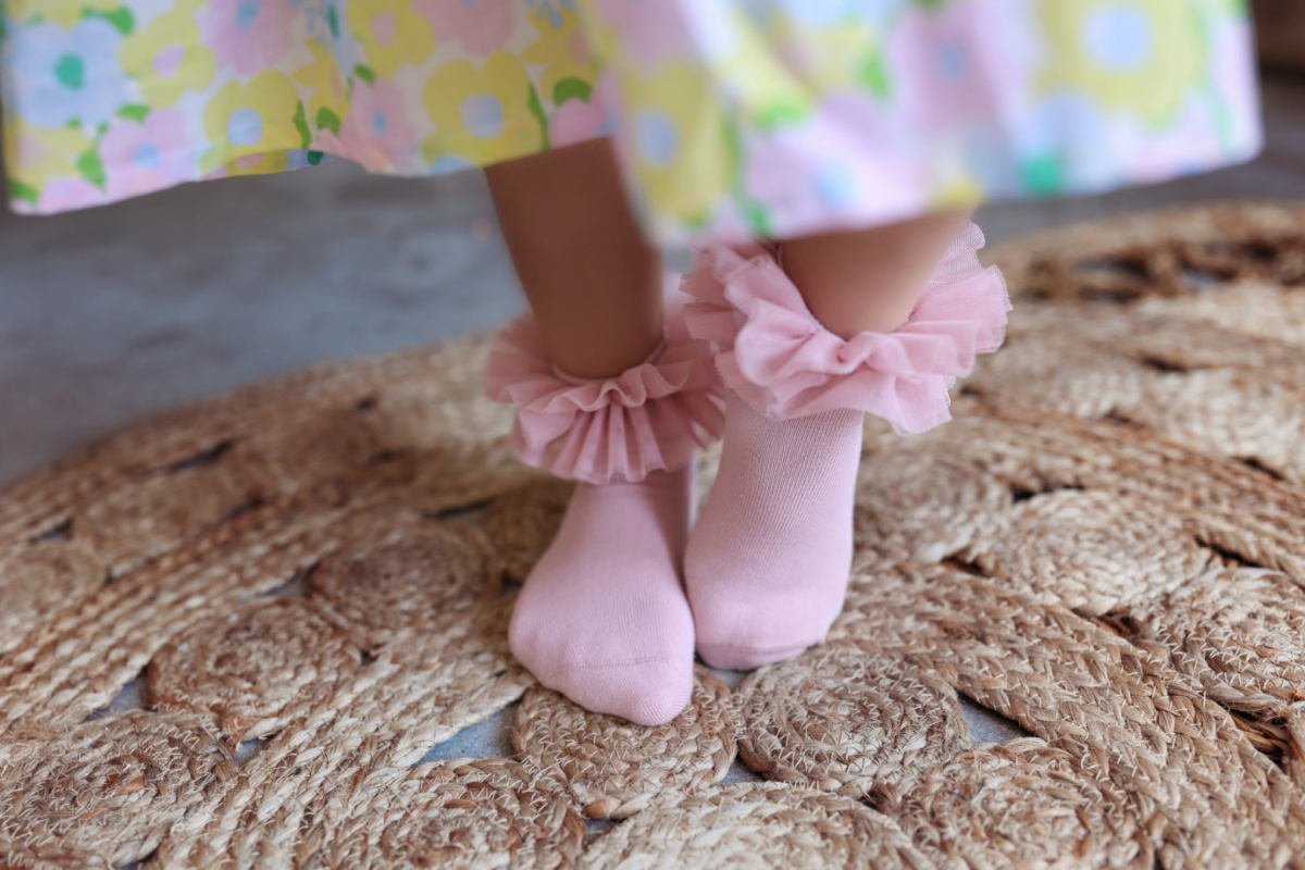 Tutu Socks Mamasfeet Dirty Pink Tutu Socks Mamasfeet Dirty Pink