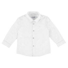 Biała koszula z długim rękawem dla chłopca Mayoral