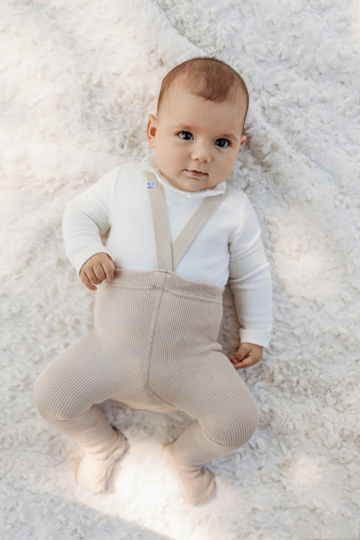 Cotton Tights Fribble Mamasfeet Beige Cotton Tights Fribble Mamasfeet Beige