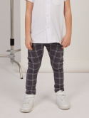 Tartan Trousers All For Kids Grafit Tartan Trousers All For Kids Grafit