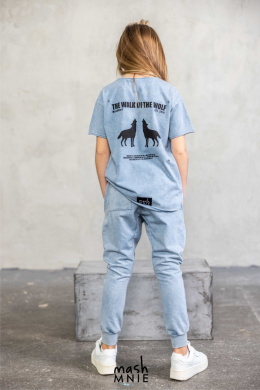 Trousers MashMnie Vintage Wash Unisex Blue