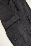 Spodnie Cargo Minikid Vintage Black