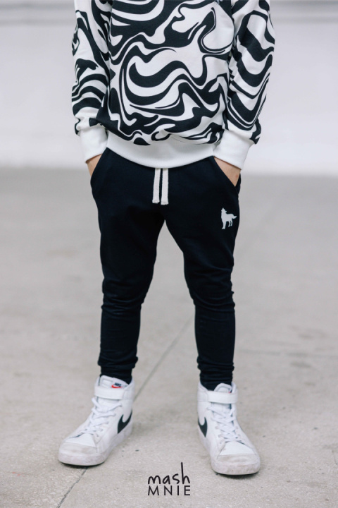 Trousers Wolf Mashmnie Black Trousers Wolf Mashmnie Black