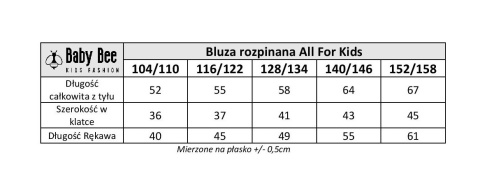 Rozpinana bluza Różowa All For Kids Rozpinana bluza Różowa All For Kids