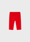 Czerwone legginsy dla dziewczynki